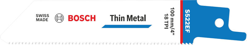 List Thin Metal S522EF 0,9 × 19 × 100 mm, 2 ks