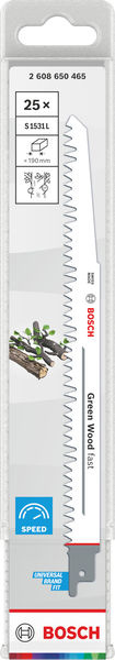 Pilový list Green Wood fast S1531L 1,5 × 19 × 240 mm, 25 ks