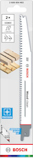 List Wood clean S2345X, 1,25 x 19 x 200 mm, 2 ks