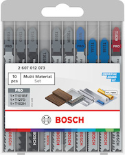 Sada pilových plátků pro přímočaré pily Multi Material, 10 kusů