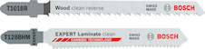 Pilové plátky pro přímočaré pily T101BR a EXPERT Laminate clean T128BHM, 26 ks