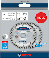 Diamantový kotouč PRO Multi Material, 125 x 22,23 mm, X-Lock, 2 ks