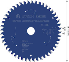 Pilový kotouč EXPERT Laminated Panel cordless, 160 × 1,8/1,2 × 20 mm, T48