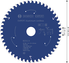 Pilový kotouč EXPERT Aluminium cordless pro okružní pilu, 136 × 1,6/1 × 20 mm, T48