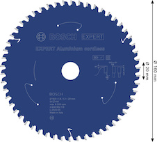 Pilový kotouč EXPERT Aluminium cordless pro okružní pilu, 160 × 1,8/1,2 × 20 mm, T54