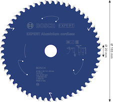 Pilový kotouč EXPERT Aluminium cordless pro okružní pilu, 165 × 1,8/1,3 × 20 mm, T54