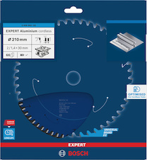 Pilový kotouč EXPERT Aluminium cordless pro okružní pilu, 210 × 2/1,4 × 30 mm, T66
