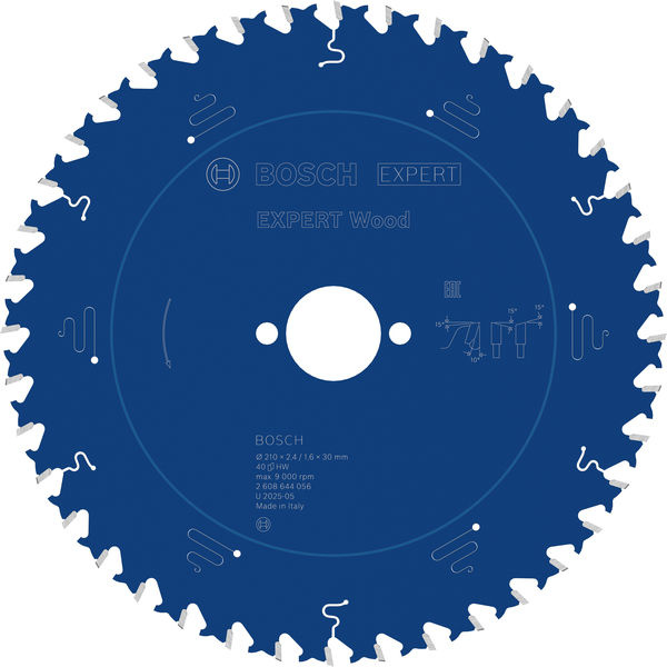 Pilový kotouč EXPERT Wood, 210 × 2,4/1,6 × 30 mm, T40