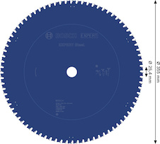 Pilový kotouč EXPERT Steel, 355 × 2,6 × 25,4 mm, T80