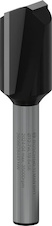 Drážkovací fréza PRO, dva břity, Ø 12,7 × D 19,6, stopka 6 mm