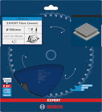 Pilový kotouč EXPERT Fibre Cement, 190 × 2,2/1,6 × 30 mm, T4