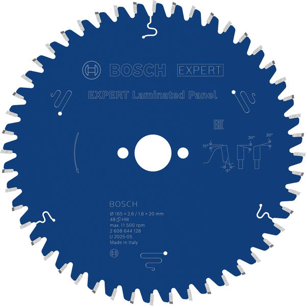 Pilový kotouč EXPERT Laminated Panel, 165 × 2,6/1,6 × 20 mm, T48