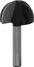 Žlábkovací fréza PRO, R 12,7, stopka 6 mm