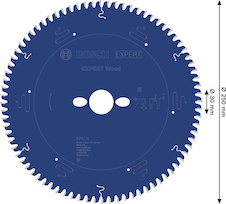 Pilový kotouč EXPERT Wood, 250 × 2,5/1,8 × 30 mm, T80