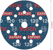 Brusný kotouč EXPERT O780 s fólií, 125 mm, G120