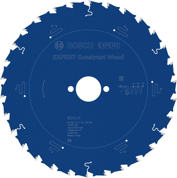 Pilový kotouč EXPERT Construct Wood, 210 × 2/1,3 × 30 mm, T30