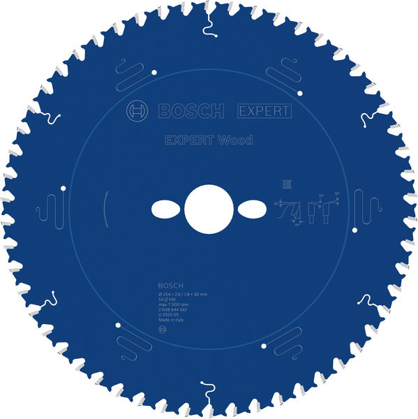 Pilový kotouč EXPERT Wood, 254 × 2,6/1,8 × 30 mm, T54