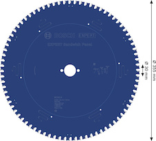 Pilový kotouč EXPERT Sandwich Panel, 355 × 2,6/2,2 × 30 mm, T80