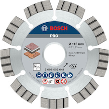 Diamantový kotouč PRO Stone, 115 × 22,23 × 2,2 mm