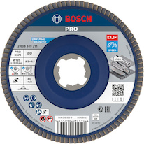 Lamelový brusný kotouč PRO X571, rovné provedení, 125 mm, G80, X-Lock