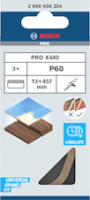 Brusný pás PRO X440, 13 × 457 mm, G60, 3 ks