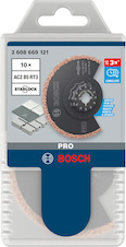 Segmentový pilový list s karbidovými zrny PRO ACZ 85 RT3, 85 x 2,5 mm, 10 ks