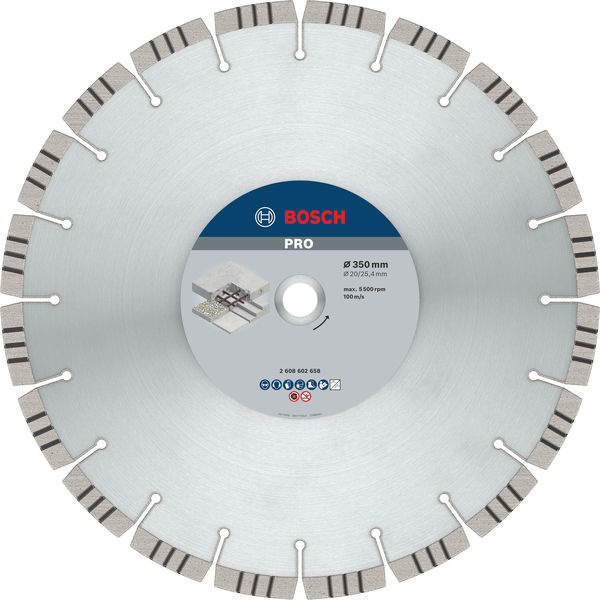 Diamantový kotouč PRO Concrete, 350 × 20/25,4 mm