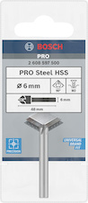 Záhlubník PRO Steel HSS, 6 × 48 mm, M3