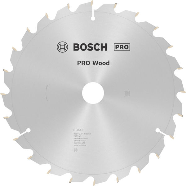 Pilový kotouč PRO Wood pro okružní pilu, 254 × 2 × 30 mm, T24