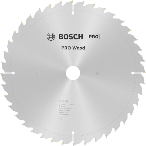 Pilový kotouč PRO Wood pro okružní pilu, 305 × 2,5 × 30 mm, T40