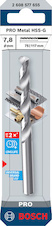 Vrták do kovu PRO Metal HSS-G, 7,8 × 75 × 117 mm