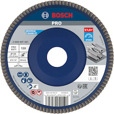 Lamelový brusný kotouč PRO X571, rovné provedení, 125 mm, G120