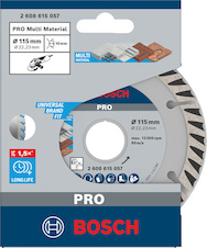 Diamantový řezací kotouč PRO Multi Material, 115 × 22,23 mm