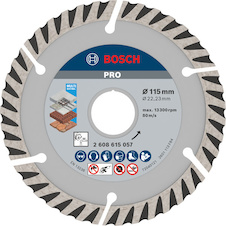 Diamantový řezací kotouč PRO Multi Material, 115 × 22,23 mm, 10 ks