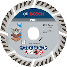 Diamantový řezací kotouč PRO Multi Material, 125 × 22,23 mm