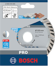 Diamantový řezací kotouč PRO Multi Material, 125 × 22,23 mm