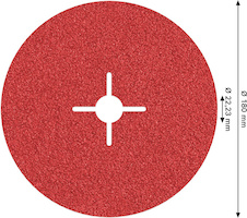 Fíbrový kotouč PRO R780, 180 mm, P36