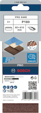 Brusný pás PRO X440, 65 × 410 mm, G180, 3 ks