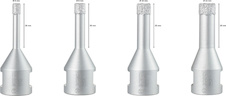 4dílná sada vrtacích korunek PRO Ceramic dry set, 6 × 30, 8 × 30, 10 × 30, 12 × 30 mm, M14