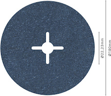 Fíbrový kotouč PRO R574, 180 mm, P36