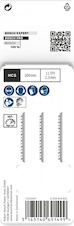 Pilový plátek pro přímočaré pily PRO Plastics PVC clean T102H 100 mm, 3 ks