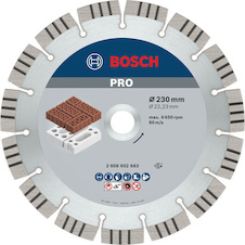 Diamantový kotouč PRO Abrasive, 230 × 22,23 mm