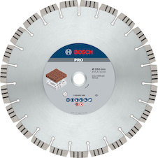 Diamantový kotouč PRO Abrasive, 350 × 20/25,4 mm