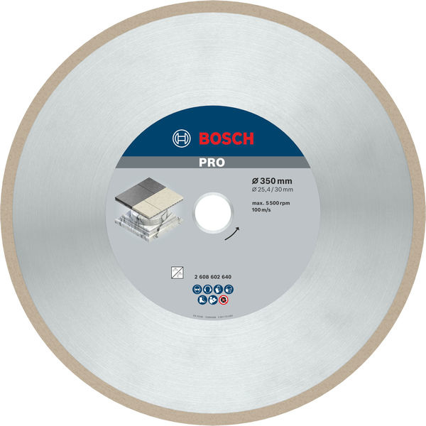 Diamantový kotouč PRO Ceramic, 350 × 30/25,4 mm