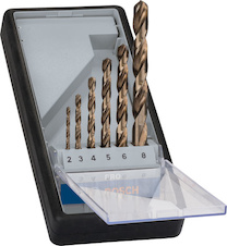 Sada vrtáků do kovu PRO Stainless Steel HSS-Co, 6 ks