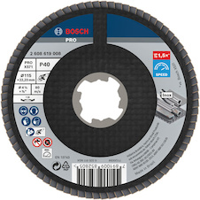 Lamelový brusný kotouč PRO X571, lomené provedení, 115 mm, G40