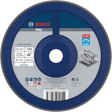 Lamelový brusný kotouč PRO X571, rovné provedení, 180 mm, G40