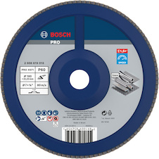 Lamelový brusný kotouč PRO X571, rovné provedení, 180 mm, G60
