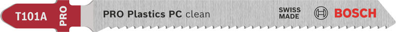 Pilový plátek pro přímočaré pily PRO Plastics PC clean T101A 100 mm, 5 ks