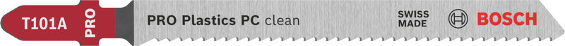Pilový plátek pro přímočaré pily PRO Plastics PC clean T101A 100 mm, 3 ks